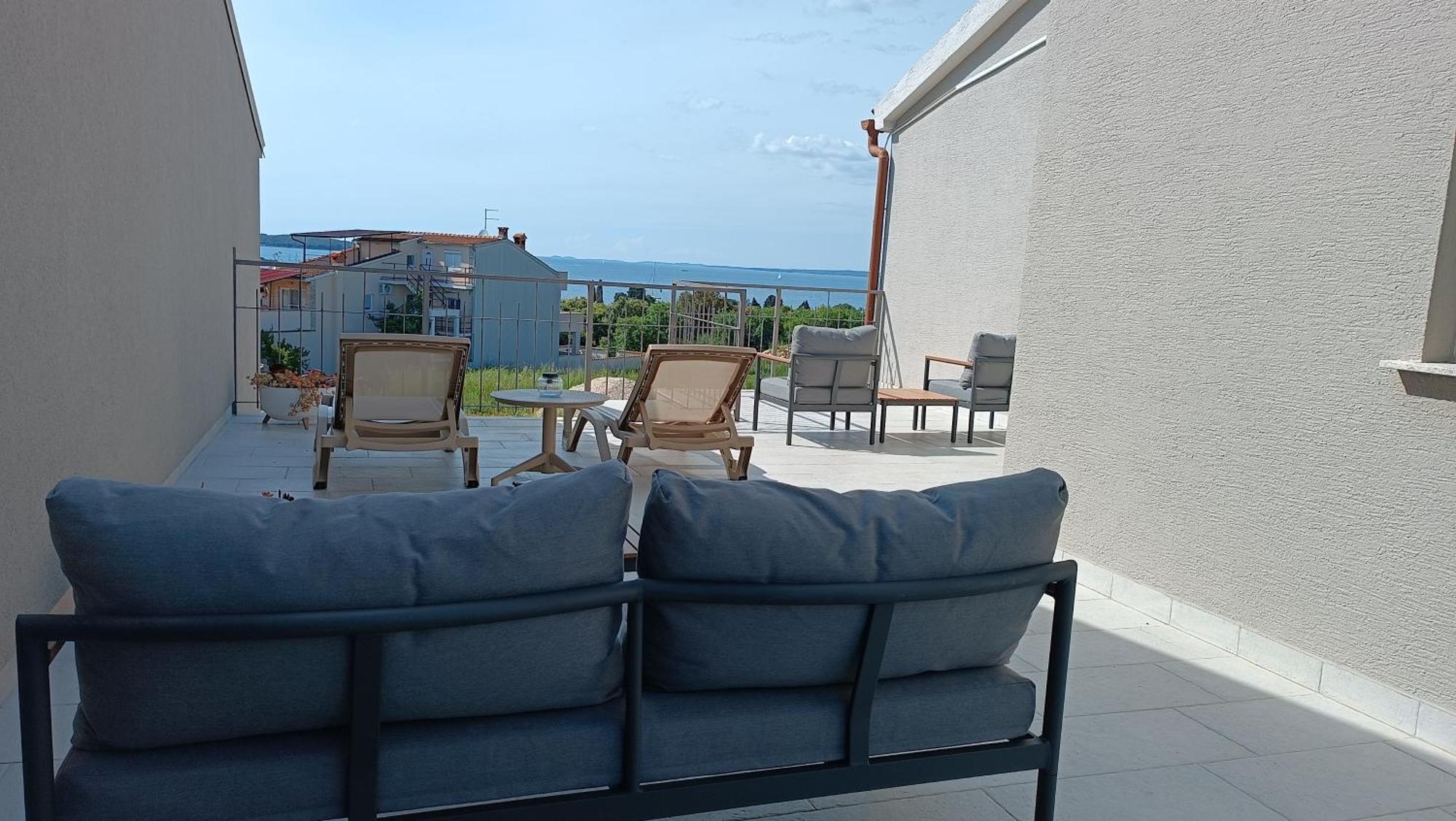 Caramel Comforts With Sea View In Stinjan Only 300 Meters From The Beach Póla Kültér fotó